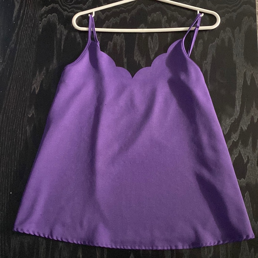 Purple tank top